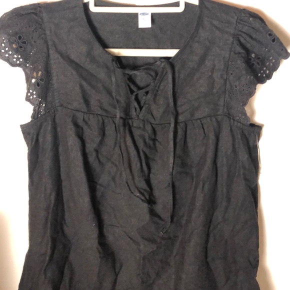 NWOT Linen & Lace Dress sz XS - Picture 3 of 6